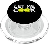 Softball Let Me Cook Funny Softball PopSockets PopGrip for MagSafe