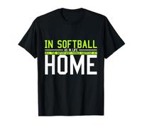 Softball Life Lessons Inspire Home Team Spirit Quote T-Shirt