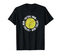 Softball Mom Circle Proud Sports Mom T-Shirt