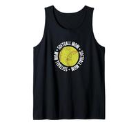 Softball Mom Circle Proud Sports Mom Tank Top