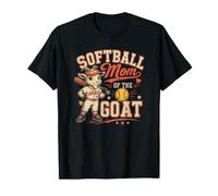 Softball Mom of The Goat Diamond Cheer Pride T-Shirt
