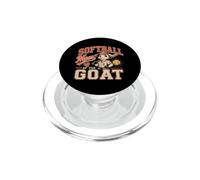 Softball Mom Of The GOAT Proud Diamond Cheer PopSockets PopGrip for MagSafe