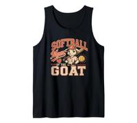Softball Mom of The Goat Proud Diamond Cheer Tank Top