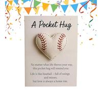 Softball Motivational Cards - Note With Heart Shape, Encouragement Gift | Heart Shaped Softball Note | For Boyfriend Men Women Friends Coworkers Adults Athletes Easter Christmas Birthday