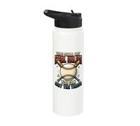 Softball Player Base Stealing Softball Catcher Stainless Steel Insulated Water Bottle