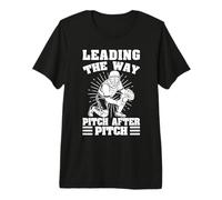 Softball Player Leading The Way Pitch After Softball Brother Premium T-Shirt