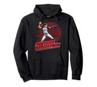 Softball Resting Pitch Face Feisty Girl Athlete Energy Pullover Hoodie
