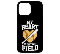 Softball Season My Heart Is On That Field Case for iPhone 13 Pro Max