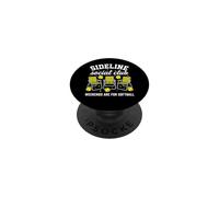Softball Sideline Social Club Weekends Are For PopSockets Adhesive PopGrip