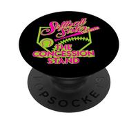 Softball Sister I Am Here For Concession Stand PopSockets Adhesive PopGrip