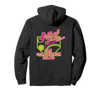 Softball Sister I Am Here For Concession Stand Pullover Hoodie