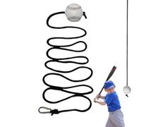 Softball Swing Trainer Exercise Rope - Baseball Training Device for Coordination and Strength, Easy Hanging Design for Athletes | Indoor Outdoor Playground Backyard Coaching Equipment for Improvement