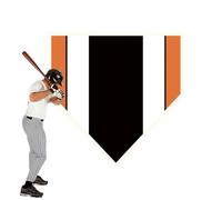 Softball Training,Anti-Skid Training Mat for Throwing and Striking | Weather Resistant Markers for Beginners & Coaches