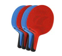 Cornilleau Eco Design Table Tennis Quattro Set (4 Bats and 4 Balls), Red/Blue