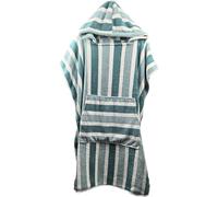 SOFTBATFY Changing Towel Swim Poncho Towel with Pocket Plus Size Warm Coral Fleece Hoodie Towel -One Size Fit All (Green)