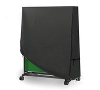 Softclub Table Tennis Table Cover, Waterproof 420D Oxford Fabric,Windproof Dustproof Ping Pong Table Cover for Outdoor and Indoor 165*85*165cm, Black