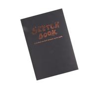 Softcover Sketching Pad 200 Sheets Unruled 80gms Thick Paper Sketching Notebook Thread Binding Drawing Book for Artist Drawing Notebook