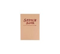 Softcover Sketching Pad 200 Sheets Unruled 80gms Thick Paper Sketching Notebook Thread Binding Drawing Book for Artist Travel Sketch