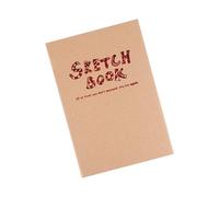 Softcover Sketching Pad 200 Sheets Unruled 80gms Thick Paper Sketching Notebook Thread Binding Drawing Book for Artist Drawing Notebook