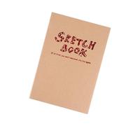 Softcover Sketching Pad 200 Sheets Unruled 80gms Thick Paper Sketching Notebook Thread Binding Drawing Book for Artist for Students