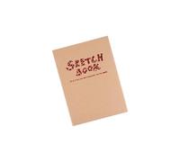 Softcover Sketching Pad 200 Sheets Unruled 80gms Thick Paper Sketching Notebook Thread Binding Drawing Book for Artist Drawing Pad