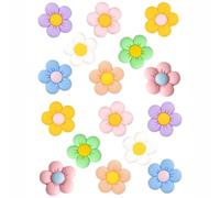 SoftcuteLee Shoe Charms for Clogs, 16Pcs Flower Shoes Decoration Charms for Girls Women Boys Adults, Present for Birthday Party Favors