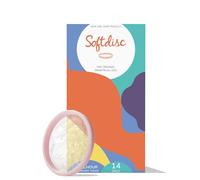 Softdisc Menstrual Discs | Disposable Period Discs | Tampon, Pad, and Cup Alternative | Capacity of 5 Super Tampons | 14 Count