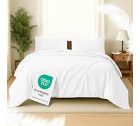 Softex Royal Microfibre Bed Linen 200 x 220 cm - 3-Piece Bed Linen Set, Oeko-Tex Certified, Extra Soft & Non-Iron, Skin-Friendly, 1 x Duvet Cover 200 x 220 cm + 2 x Pillowcases 80 x 80 cm, White