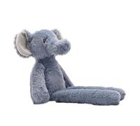 Softies George The Plush Long Leg Petrol Elephant in Dark Grey Softies Dark Grey