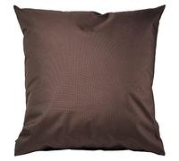 SOFTILLO Water Resistant Outdoor Scatter Pillow Cushion Pad Filled 18”x18” Decorative Seat Cushion Great for Garden Chair or Patio Furniture Bench Sofa Brown