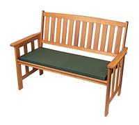 SOFTILLO Waterproof Garden Bench Outdoor Pad 108x45x4cm | Patio Furniture 2 Seater Cushion | Water Resistant Material | Chaise Swing Chair Cushion |Indoors Seat Pads | Dark Green