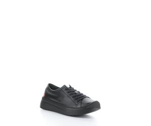 Softinos APUR771SOF Ladies Black Lace Up Trainers