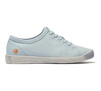 Softinos by Fly London Isla Womens Blue Soft Leather Trainers Shoes Size 4-8