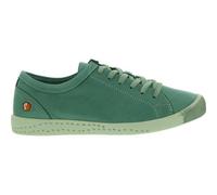 Softinos by Fly London Isla Womens Green Soft Leather Trainers Shoes Size 4-8
