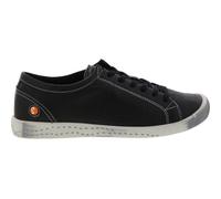 Softinos by Fly London Isla Womens Soft Leather Black Trainers Shoes Size 4-8
