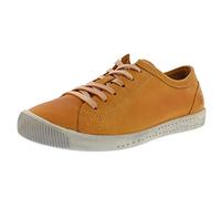 Softinos Isla Orange Leather Womens Trainers P900154-663