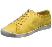 Softinos by Fly London Isla Womens Yellow Soft Leather Trainers Shoes Size 4-9