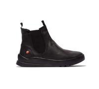 Softinos Luna Lace Chelsea Black leather Womens Chelsea Boots P900841-001 in a Plain Leather in Size 38