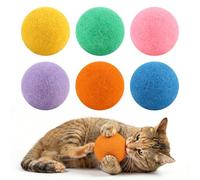 Softkomfyy Wool Dryer Balls for Cat 6 Pack(6 Pack,Multicolor)