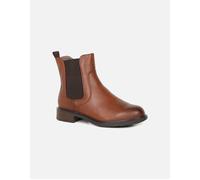 Jana Henrike Peech Cognac tan Womens Chelsea Boots 25466-43-305 in a Plain Synthetic in Size 38