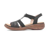 Softlites Womens Black Slip On Diamante Sandal - Size 4 UK - Black