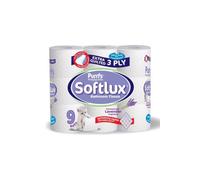 Softlux 3 Ply Quilted Toilet Rolls 45 Count Super Soft White