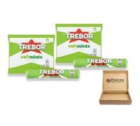 Softmints Trebor Peppermint Mints 4 Pack 179.6g (4 x 44.9g) - Pack of 2 | Smooth Soft-Centre Mints | Refreshing Peppermint Flavour | Everyday Fresh Breath Sweets
