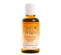 Soft' N White Swiss Papaya Lightening Serum Vitamin C Enriched 30 ml