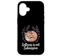 Softness Is Not Submission Empowered Empath Fox Case for iPhone 16