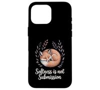Softness Is Not Submission Empowered Empath Fox Case for iPhone 16 Pro Max