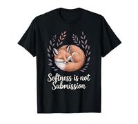 Softness is Not Submission Empowered Empath Fox T-Shirt