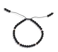 Softones 6mm Natural Stone Anklet for Women Gemstone Ankle Bracelets for Women Healing Energy Crystal Anklets Adjustable(8.5-10 Inches), Stone, Agate