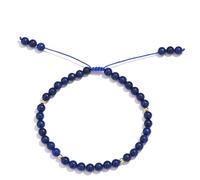 Softones 6mm Natural Stone Anklet for Women Gemstone Ankle Bracelets for Women Healing Energy Crystal Anklets Adjustable(8.5-10 Inches), 8.5-10 inches, Stone, Lapis Lazuli