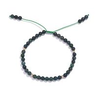Softones 6mm Natural Stone Anklet for Women Gemstone Ankle Bracelets for Women Healing Energy Crystal Anklets Adjustable(8.5-10 Inches), Stone, Agate
